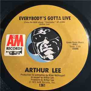 Arthur Lee - Everybody's Gotta Live download mp3 flac