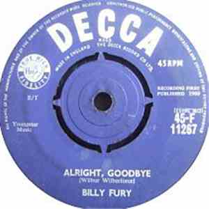 Billy Fury - Wondrous Place download free
