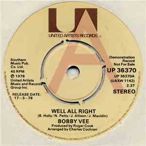 Bobby Vee - Well All Right download free