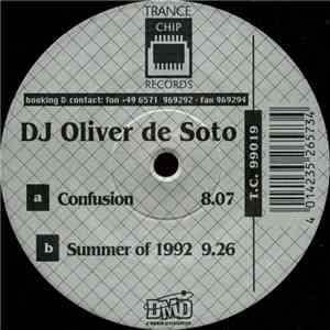 DJ Oliver De Soto - Confusion / Summer Of 1992 download mp3 flac