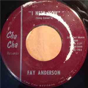 Fay Anderson - I Need You download mp3 flac