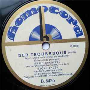Karin Branzell, Björn Talén - Der Troubadour download mp3 flac