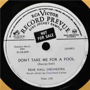 Rene Hall Orchestra - Don't Take Me For A Fool / Two Guitar Boogie download mp3 flac