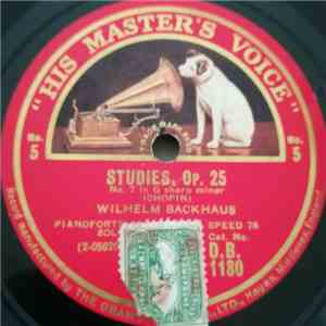 Wilhelm Backhaus, Chopin - Studies, Op. 25 download free